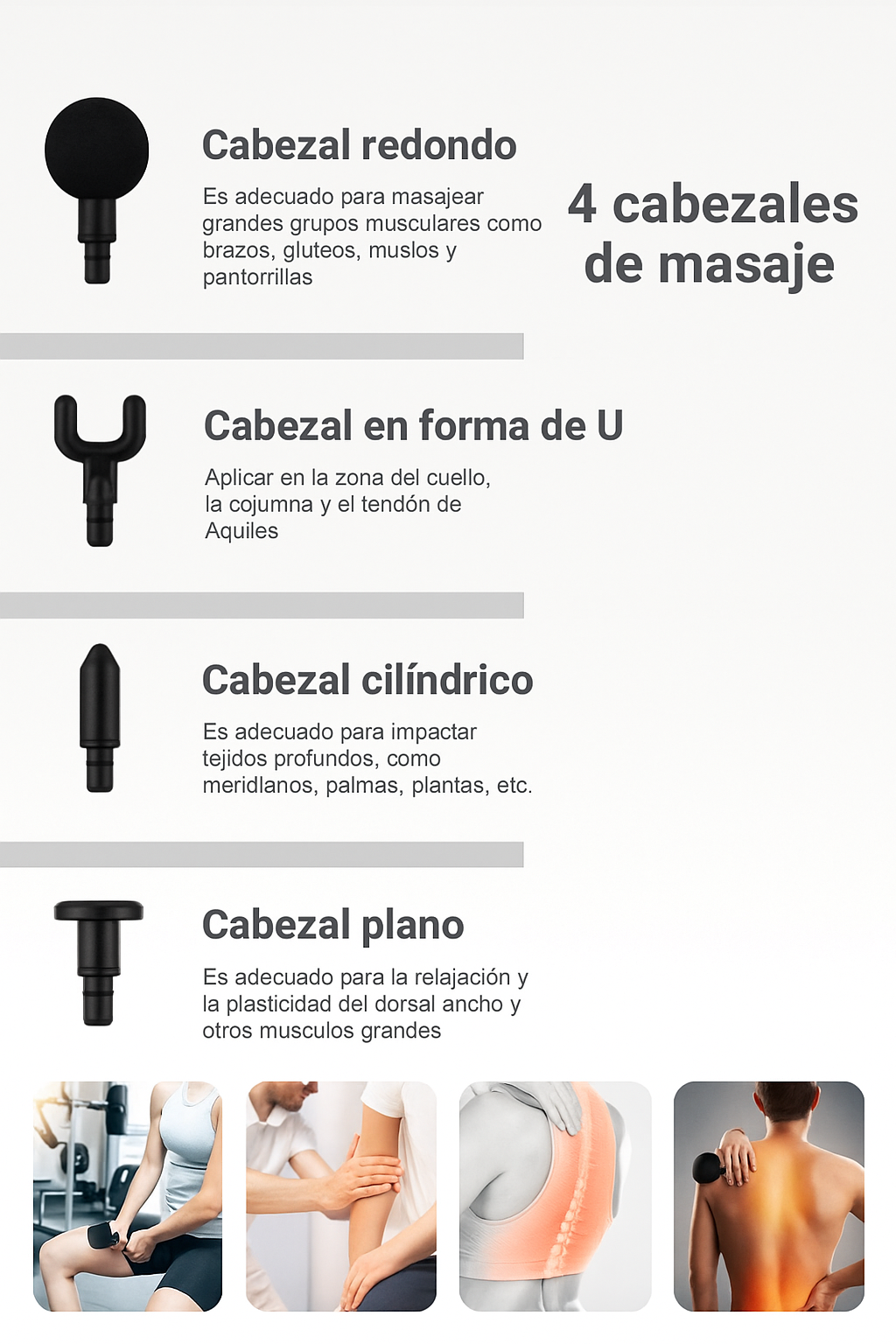 Mini Pistola Masajeadora + Accesorios