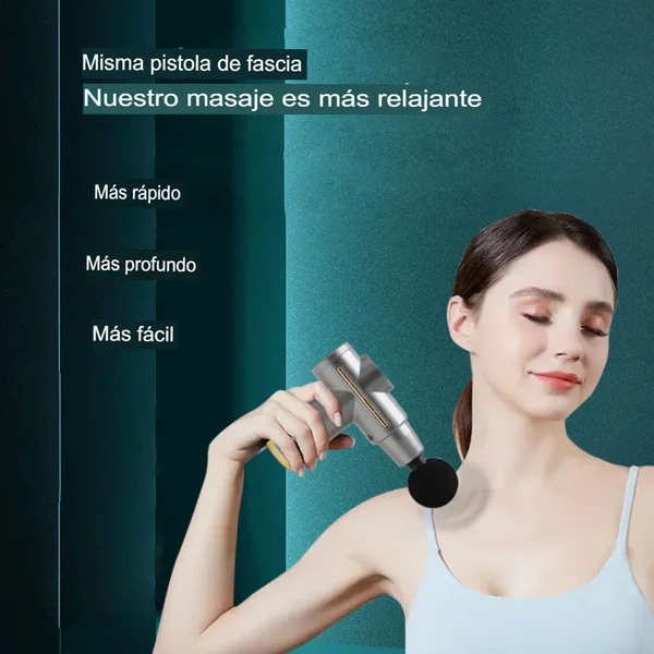 Pistola Masajeadora Profesional 4 en 1💆‍♂️💆‍♀️