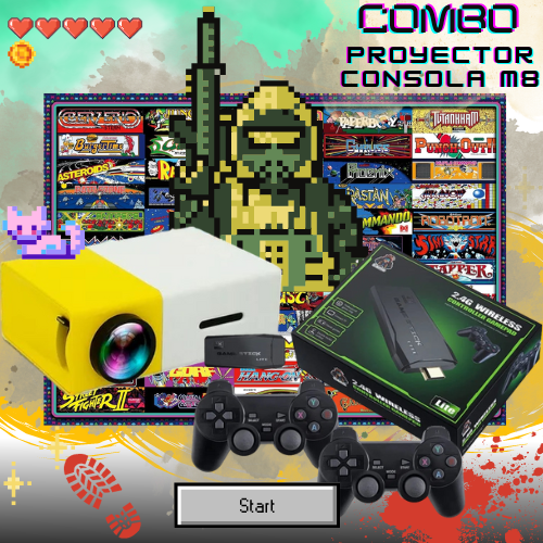 Consola Inalambrica Gameretro Stick 10000 juegos