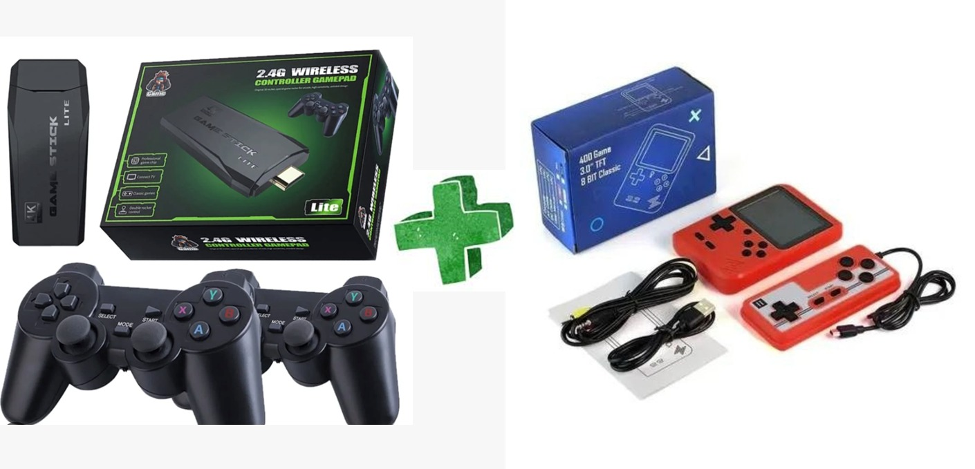 Consola Inalambrica Gameretro Stick 10000 juegos